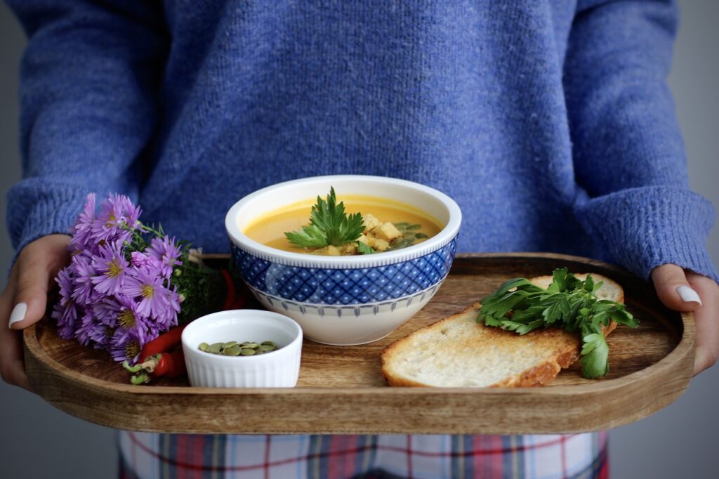 soup in winter